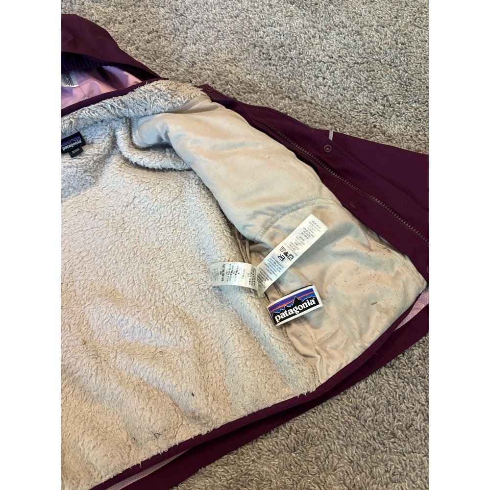 Patagonia Girls Toddler 4T Snow H2NO Insulated Removable Hood / Liner Ski Jacket - Picture 12 of 16